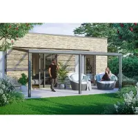 Skanholz Terrassendach "Garda", Aluminium