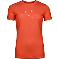 Ortovox 150 Cool Peak Focus Damen T-Shirt-Orange-XL