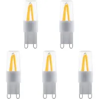 SPL G9 LED Röhrenlampe 2W 160lm 2700K Warmweiß 230V Dimmbar 5 Stück