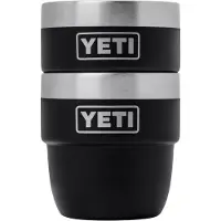 Yeti Coolers - Rambler Cup 2-Pack - Isolierbecher Gr 118 ml grau/schwarz