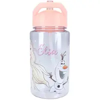 Disney Frozen Die Eiskönigin 2 - Trinkflasche - Let's eat - rosa