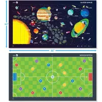 Sphero Code Mat Programmier-Lernmatte Space/Soccer 218x114 cm für Roboter