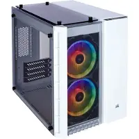 Corsair Crystal 280X, PC, Weiß, micro ATX, Stahl, Gehärtetes Glas, 15 cm, 30 cm