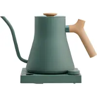 Fellow Stagg EKG PRO Elektrischer Wasserkocher, 0.9 l – Grün/Holz