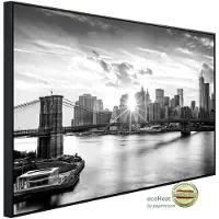 Papermoon Infrarotheizung »EcoHeat - New York Schwarz + Weiss«, Matt-Effekt - bunt