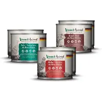 Venandi Animal - Probierpaket Huhn, Ente, Rind 6x200 g Futter