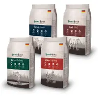 Venandi Animal - Probierpaket Huhn, Rind, Lachs, Lamm 4x1,5 kg Futter