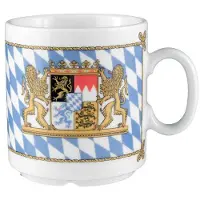 Esmeyer 6 x Seltmann Becher 05, Form: 1/2 Dick, Dekor: 27110 Bayern