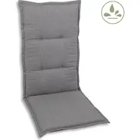 GO-DE Textil ,Sesselauflage hoch ,grau ,20925-01