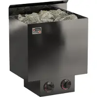 Sawo Saunaöfen Nordex 4.5 kW, Schwarz | mit integrierter Steuerung | NRN-45NB-BL-Z-C