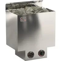 Sawo Saunaöfen Nordex 6,0 kW, Stahl | mit integrierter Steuerung | NRX-60NB-Z-C