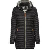 Camel active Damen Steppjacke aus recyceltem Polyamid Schwarz, womenswear-36