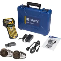 Brady M210-Elec-KIT EU, Mobiles Beschriftungsgerät, Endlos- und Etikettendruck, ABC-Tastatur, max.