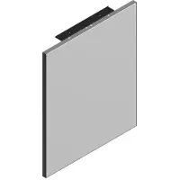 Buderus Blende Glas Gerät weiß - 8737707790