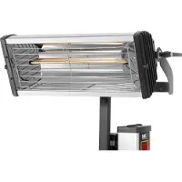 MSW Infrarot-Werkstattheizung zum Trocknen von Karosserien auf einem Ständer 2 x 1000 W