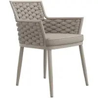 OUTLIV. Leon Gartensessel Aluminium mit Sitzkissen Sand 10891