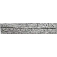 Beckers Betonzaun Standard Motiv Fels grau Steinoptik