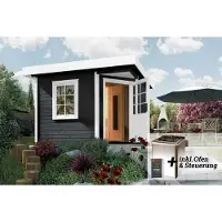 Weka Saunahaus SALO 1 BIOS 7,5 KW,anthrazit. x B x T x H x 338 x 338 x 0
