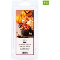 Purple River 2er-Set: Duftwachs "Pumpkin Sweets" - 2x 50 g - onesize