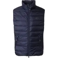 Gant Light Down Vest Evening Blue Größe: 3XL | Bodywarmer Outlet | Herren | Blau