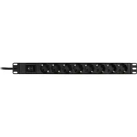 Deltaco GT-8531 power extension 6 AC outlet(s) Indoor Black