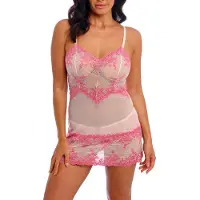 Wacoal Slipdress Embrace Lace | Grösse: XXL | Farbe: Pink