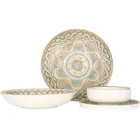 RINART Geschirrset - Celest - 24 teilig - 6 Personen - Porzellan