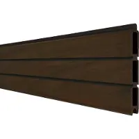 GROEN & JANSSEN Einzelprofil GroJa Rhombus 180 x 30 cm Walnuss co-extrudiert