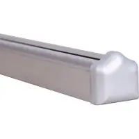 GROEN & JANSSEN GroJa Solid/Lumino Universalleiste Silbergrau 2 m
