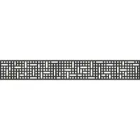 GROEN & JANSSEN Designeinsatz GroJa Solid Mesh 179,5 x 25,5 cm anthrazit