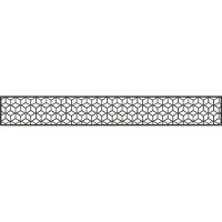 Groja Steckzaun Designeinsatz Cube Aluminium Anthrazit DB 703