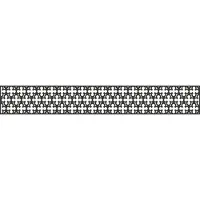 GROEN & JANSSEN Designeinsatz GroJa Flex Oriental 179,5 x 25,5 cm anthrazit