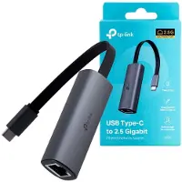 TP-LINK UE302C, Kabelgebunden, USB Typ-C, Ethernet, 2500 Mbit/s, Grau
