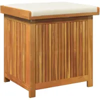 vidaXL Outdoor-Kissenbox 60x50x61 cm Massivholz Akazie