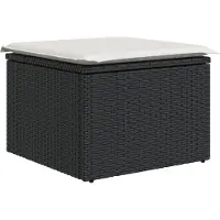 vidaXL Gartensofa-set 8 stk. Schwarz Poly-Rattan