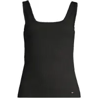Tommy Hilfiger Top WW0WW45444 Schwarz Slim Fit