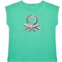 United Colors of Benetton T-Shirt 3I1XC10P1 Grün Regular Fit