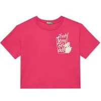 United Colors of Benetton T-Shirt 35RYC10OZ Rosa Regular Fit