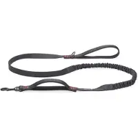 Beeztees Hundeleine Parinca Premium elastisch schwarz, Maße: 180 cm / 25 mm