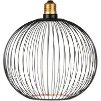 Segula Einzigartige Lichtquelle Floating Filo schwarz - 5W - E27 - 380lm - 2200K - Ø 18cm