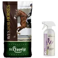 St. Hippolyt WES for Horses - Sensitive Mash + Relax Biocare Mückenmilch für Pferde 15 kg
