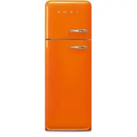 Smeg FAB30LOR6 Kühl-/Gefrierkombination Linksanschlag Orange 50s Style