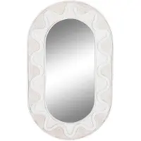 DKD Home Decor Wandspiegel - - Standard - Mangoholz - Glas - Rechteckig