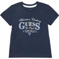 GUESS T-Shirt N5YI20 K8HM4 Dunkelblau Regular Fit