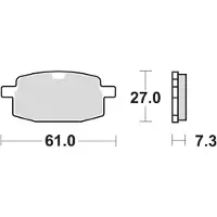 TRW Bremsbelagsatz MCB590EC