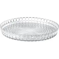 Fratelli Guzzini Tiffany, Rund, Transparent, Kunststoff, 33,6 cm, 4 cm, Italien