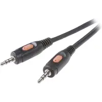 Speaka Professional Klinke Anschlusskabel Klinkenstecker 3.5 mm Klinkenstecker 3.5 mm 2.5 m