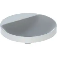 Geberit VariForm Einbauwaschtisch rund, 480mm, mit Hahnloch, ohne Überlauf