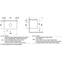 Laufen LANI Schubladenelement, 1 Ausschnitt mittig, 785x495x525mm, H4043111122661, Farbe: Verkehrsgrau
