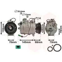 VAN WEZEL Kompressor, Klimaanlage 0300K011